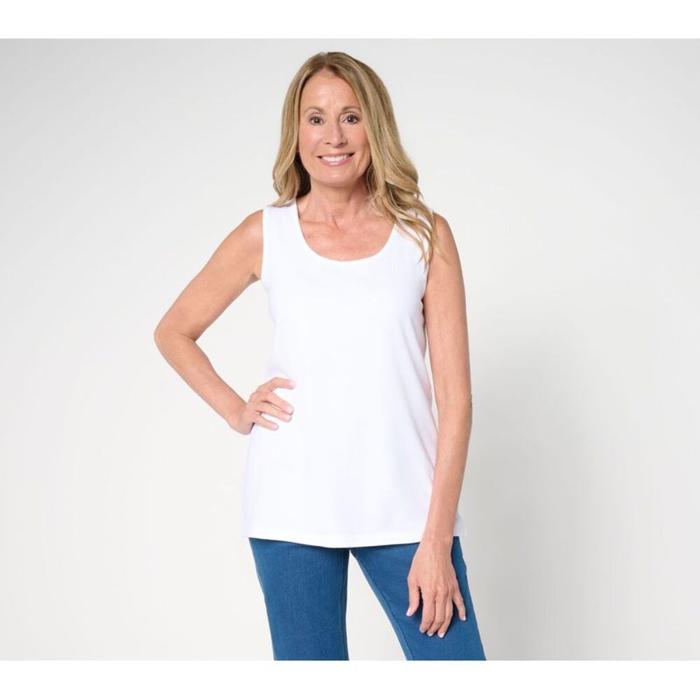 Gloria Vanderbilt Women's Top Plus Sz 1X Make Your Selection: Denim White